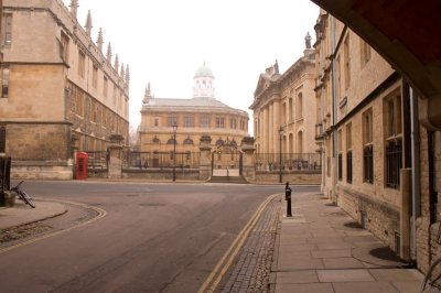 view of the Sheldonion through the Bridge of Sigh