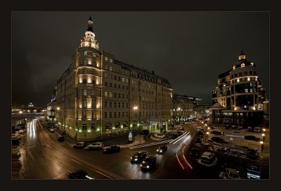 Moscow at night