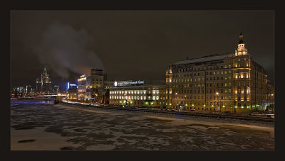 Moscow at night