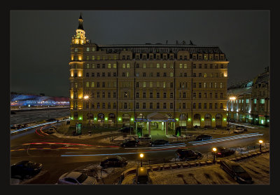 Moscow at night