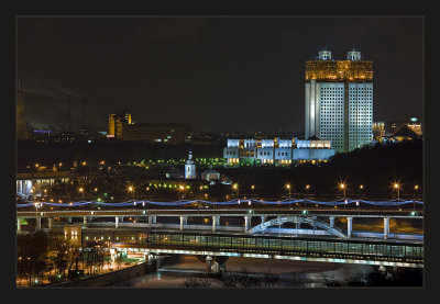Moscow at night