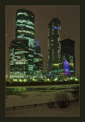 Moscow at night