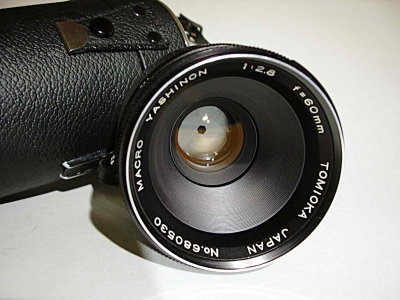 Yashinon Tomioka 60mm Macro f2.8 to f22 M42