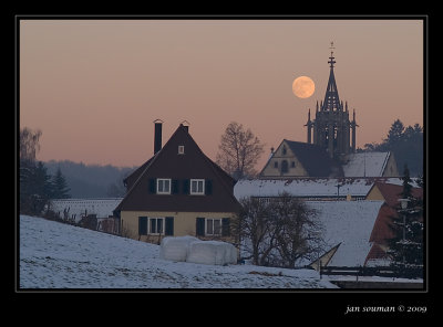 Church with Moon