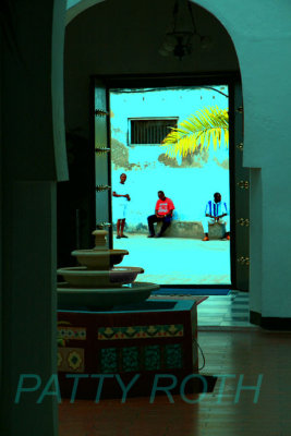 From inside the Tembo Hotel