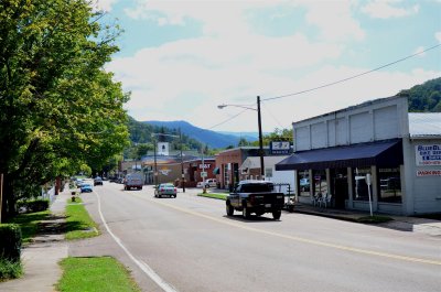 Damascus, VA - the mid point of the 34-mile bike trail