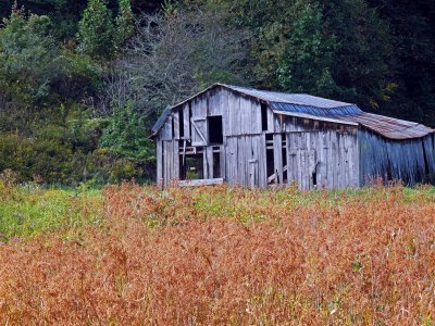 Old barn on the Upper Trail