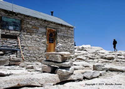 the shelter at the summit