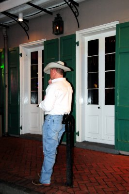 cowboy in French Qtr
