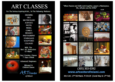 ART CENTER OF MIAMI CLASSES