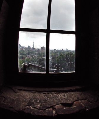 Toronto dowtown view from inside Casa Loma Castle.jpg