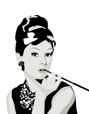 Rotoscope -  Audrey Hepburn