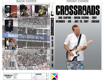 Package Design I: DVD Eric Clapton's Crossroads Guitar Festival