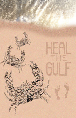 Social Issues Poster - Heal The Gulf 