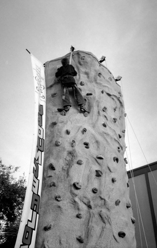 Climbing the wall