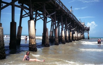 Low tide at the pier