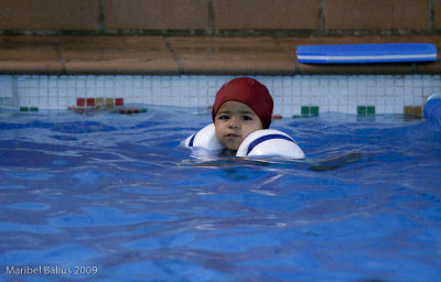 Un da en la piscina