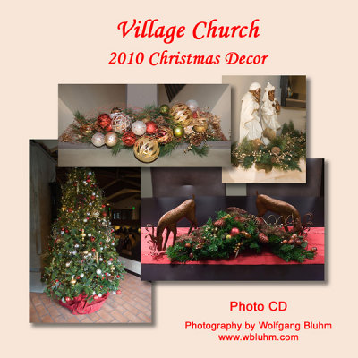 Village Church Christmas Decor 2010