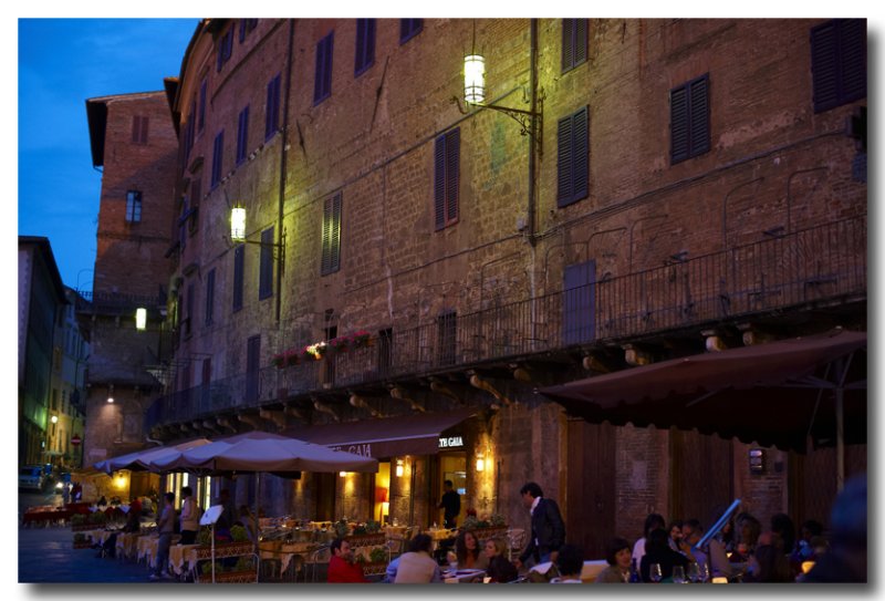 Dinner in Siena