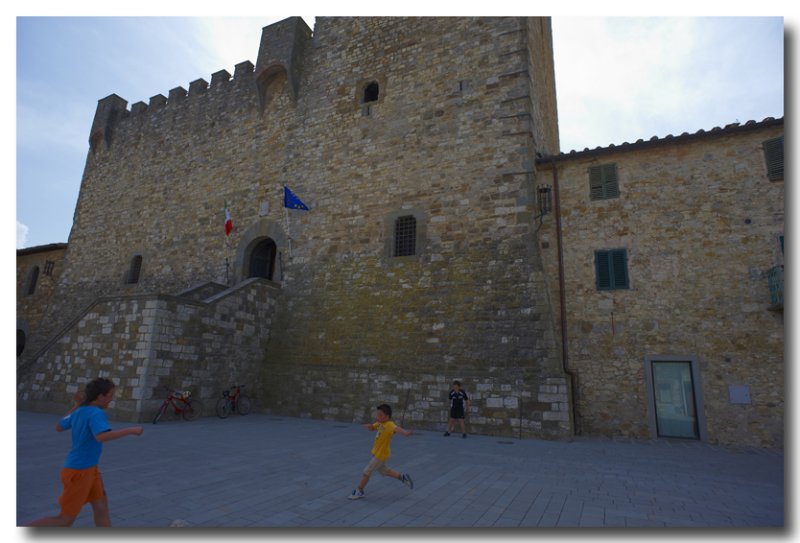 Soccer field, Castello in Chianti