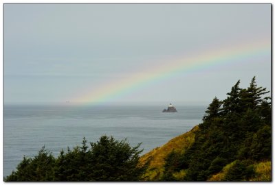 Rainbow Over Tilley Lighthouse