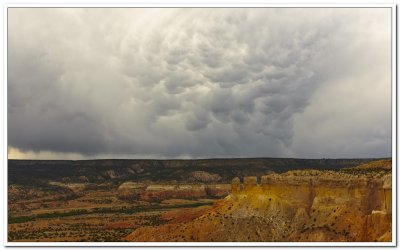 Storm at the Ghost Ranch