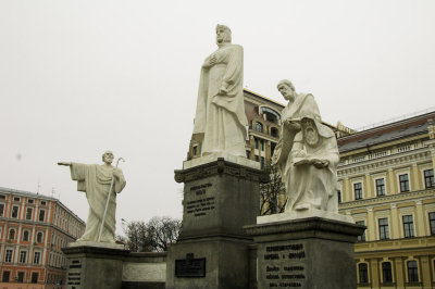 More of the monument to Princess Olga