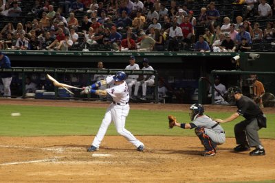 Hamilton Breaks a Bat