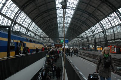 Arriving in Amsterdam