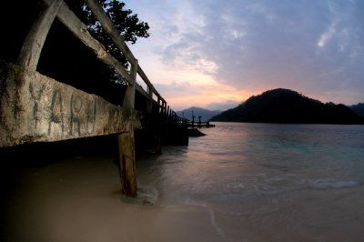 Sunrise at Sikuai Island