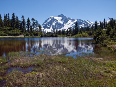 Picture Lake with Mt. Shuksan