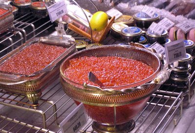Moscow supermarket red caviar.JPG