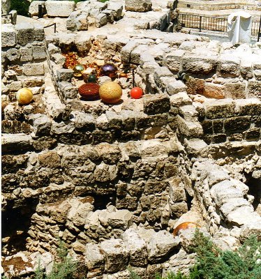 Chihuly exhibit - Tower of David 2000