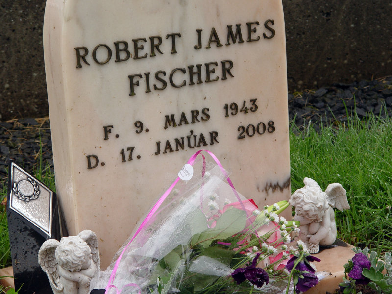 Bobby Fischer's grave, Iceland