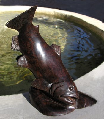 Fish carved of Desert Ironwood