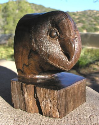 Owl bookend - view 2