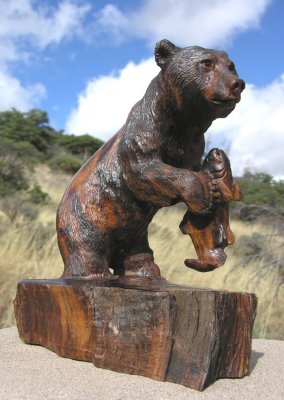 Bear with Salmon - view 3