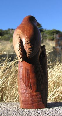Bird carved of Red Mesquite - 3