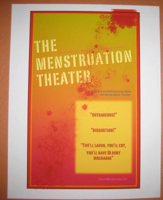 Menstruation Theater poster