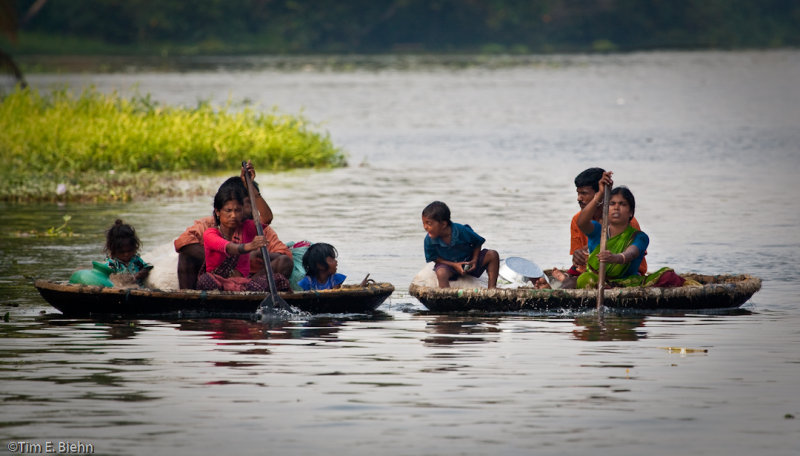 On the way to market (Cochin, India