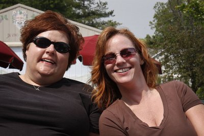 Vicki and Connie