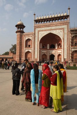 Agra, Taj Mahal entrance