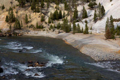 Roosevelt Country, Yellowstone River at the base of Tower Fall