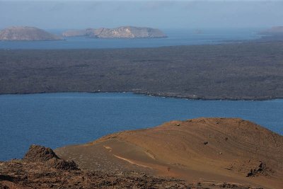 View from the summit of Bartolom Island