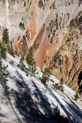 Canyon walls from Artist Point to Sublime Point