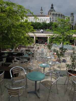 Open air cafe