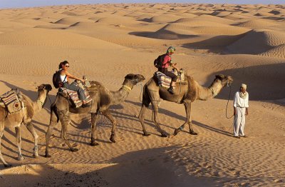Camel ride at Douz