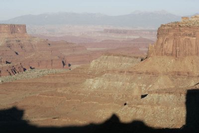 White Rim from Mesa Arch