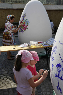 Painting an Easter Egg