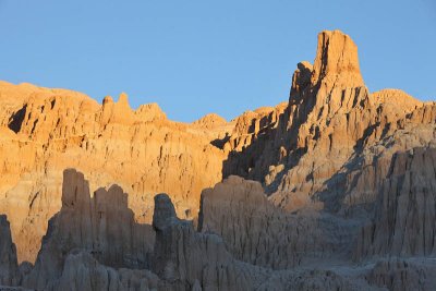 Picnic area at sunset